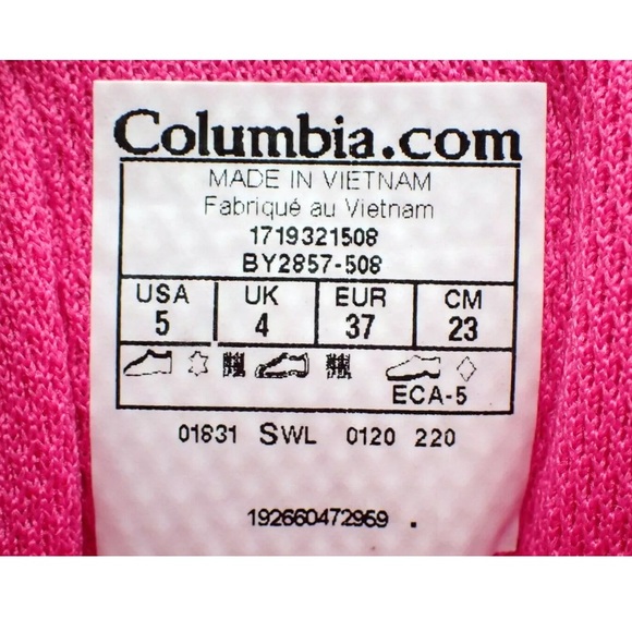 Columbia Techlite Omni-Grip Hiking Shoes BY2857-506 Youth Size 5 or Women’s 6.5 - Picture 9 of 9